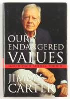 Jimmy Carter Signed "Our Endangered Values" Hardcover Book (PSA) at PristineAuction.com