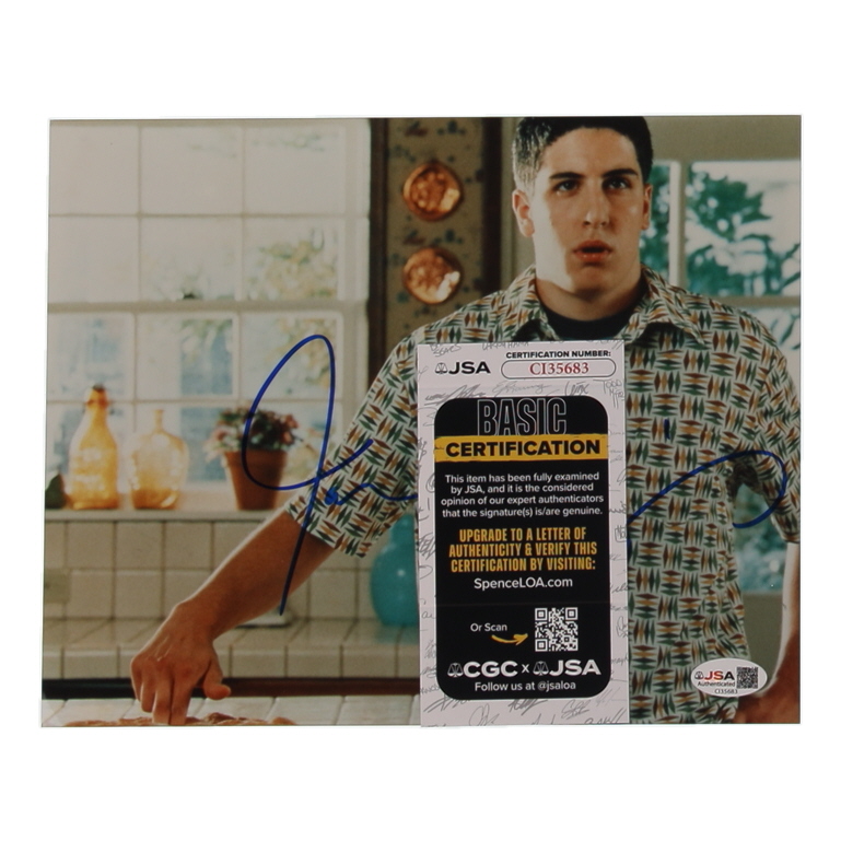 Jason Biggs Signed "American Pie" 8x10 Photo (JSA) at PristineAuction.com Jason Biggs Signed "American Pie" 8x10 Photo (JSA) at PristineAuction.com