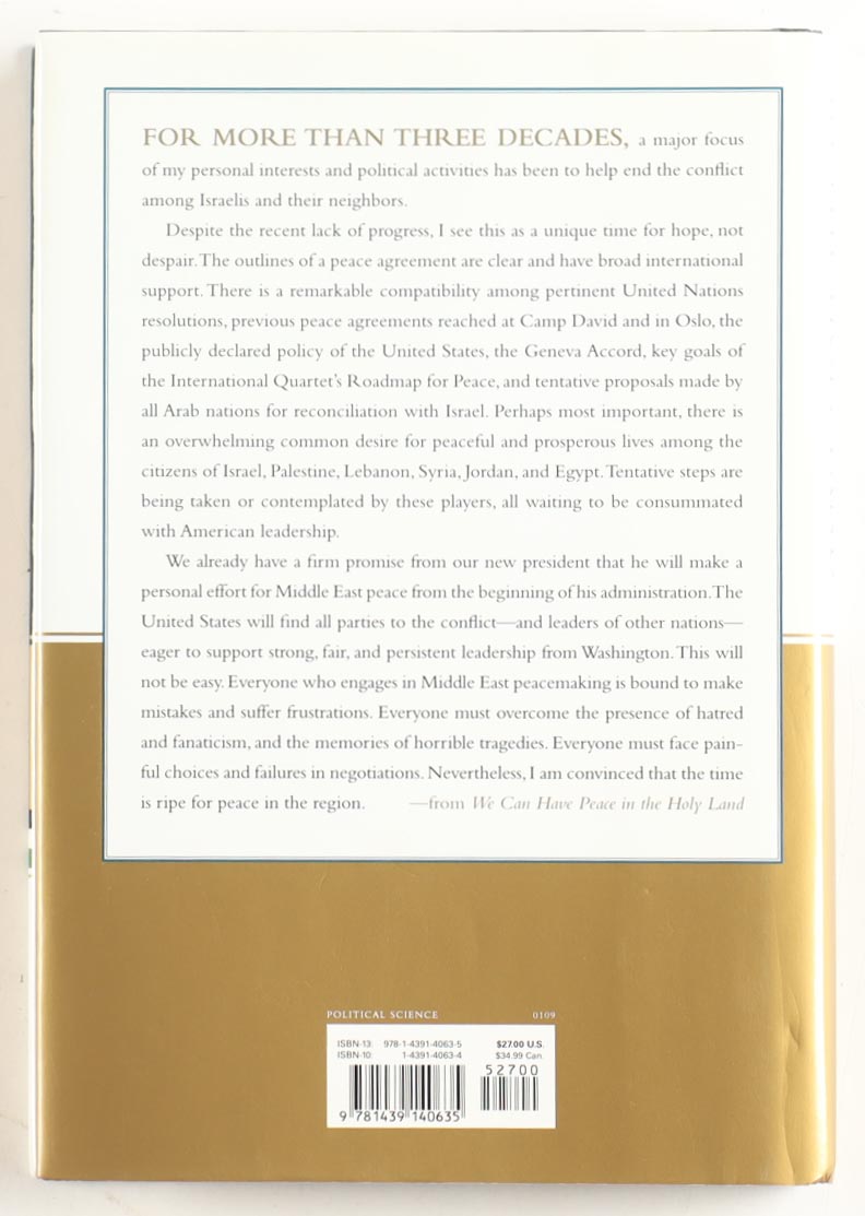 Jimmy Carter Signed "We Can Have Peace in the Holy Land" Hardcover Book (PSA) at PristineAuction.com Jimmy Carter Signed "We Can Have Peace in the Holy Land" Hardcover Book (PSA) at PristineAuction.com