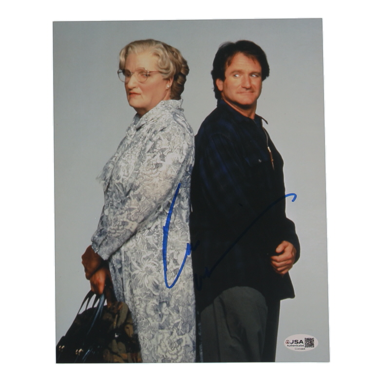 Robin Williams Signed "Mrs. Doubtfire" 8x10 Photo (JSA) at PristineAuction.com Robin Williams Signed "Mrs. Doubtfire" 8x10 Photo (JSA) at PristineAuction.com