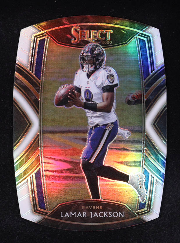 Lamar Jackson 2020 Select Prizm White Die Cut #203 at PristineAuction.com Lamar Jackson 2020 Select Prizm White Die Cut #203 at PristineAuction.com