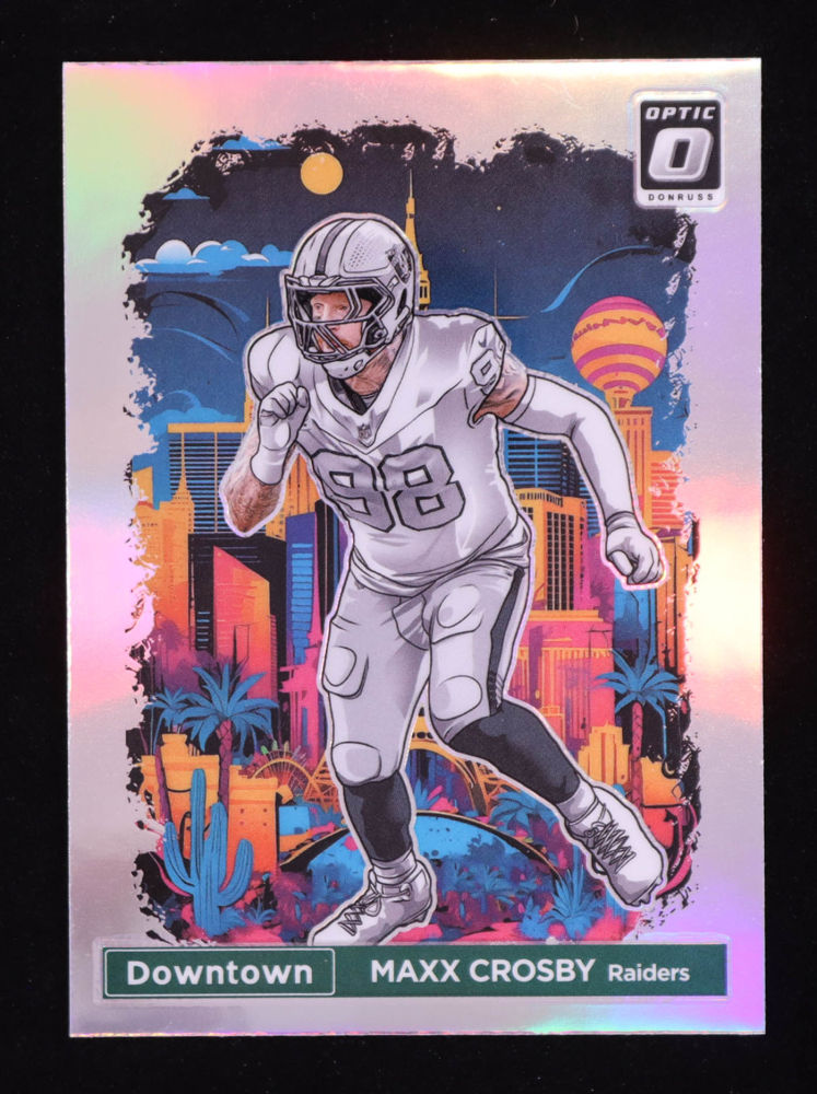 Maxx Crosby 2024 Donruss Optic Downtown #23