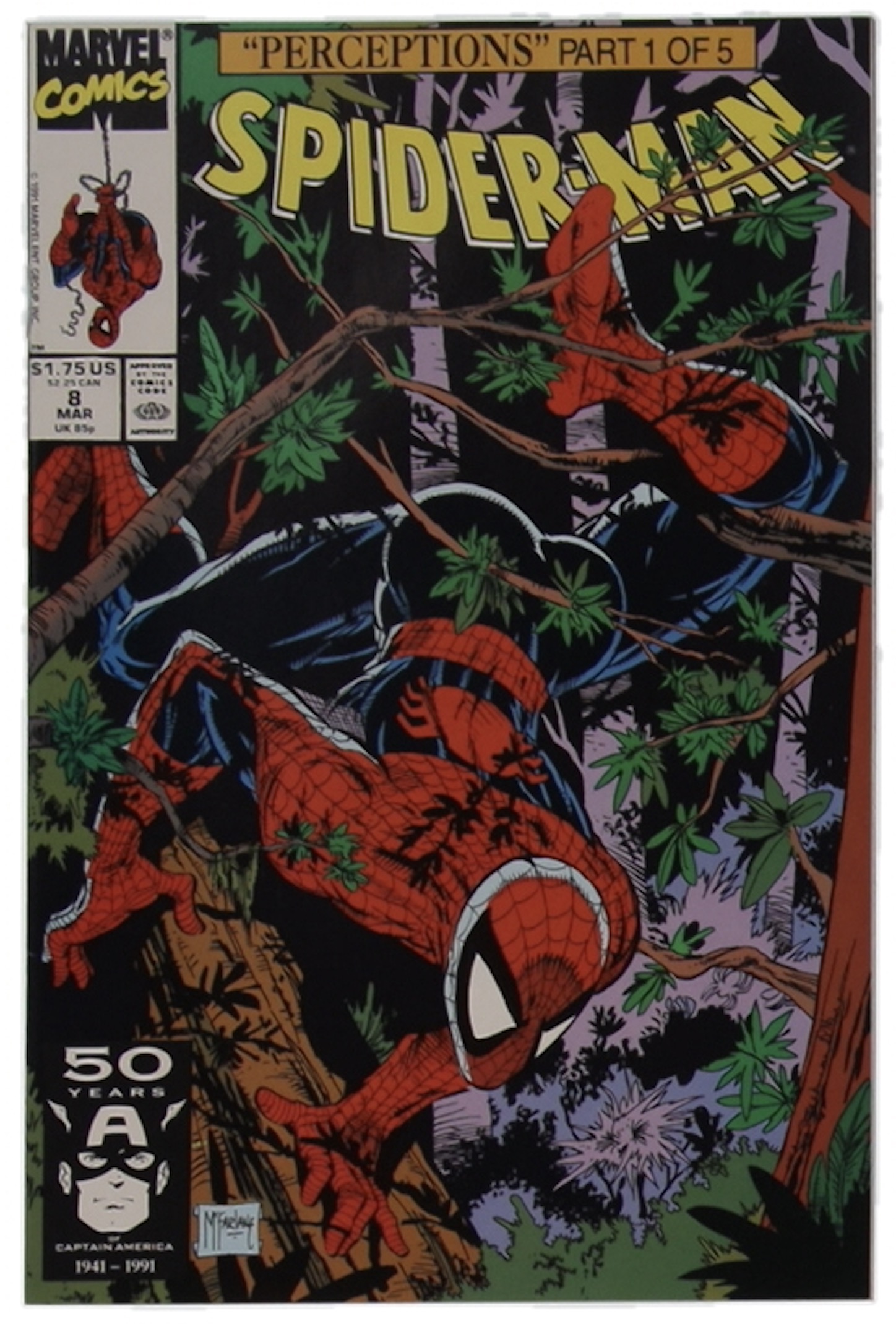 1991 "Spider-Man" Issue #8 Marvel Comic Book at PristineAuction.com 1991 "Spider-Man" Issue #8 Marvel Comic Book at PristineAuction.com