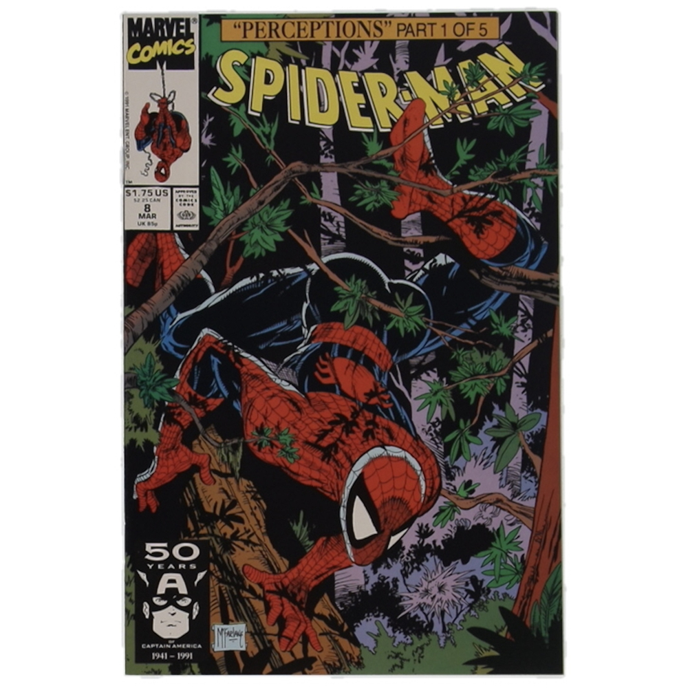1991 "Spider-Man" Issue #8 Marvel Comic Book at PristineAuction.com