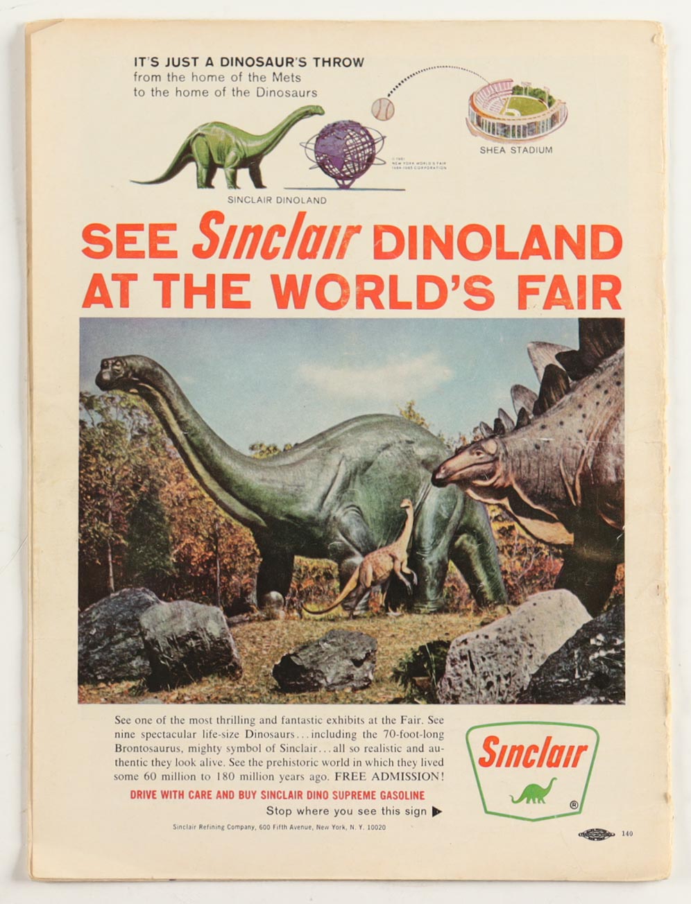 1964 Original New York Mets Shea Stadium On-Site Game Program at PristineAuction.com 1964 Original New York Mets Shea Stadium On-Site Game Program at PristineAuction.com