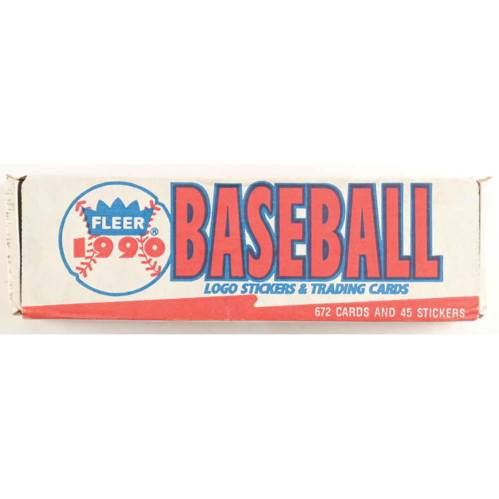 1990 Fleer Stickers & Trading Cards Complete Set of (672) Baseball Cards with (45) Stickers at PristineAuction.com