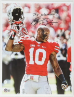 Ryan Shazier Signed Ohio State Buckeyes 11.5x14.5 Photo Inscribed "The Warrior" (Beckett) at PristineAuction.com