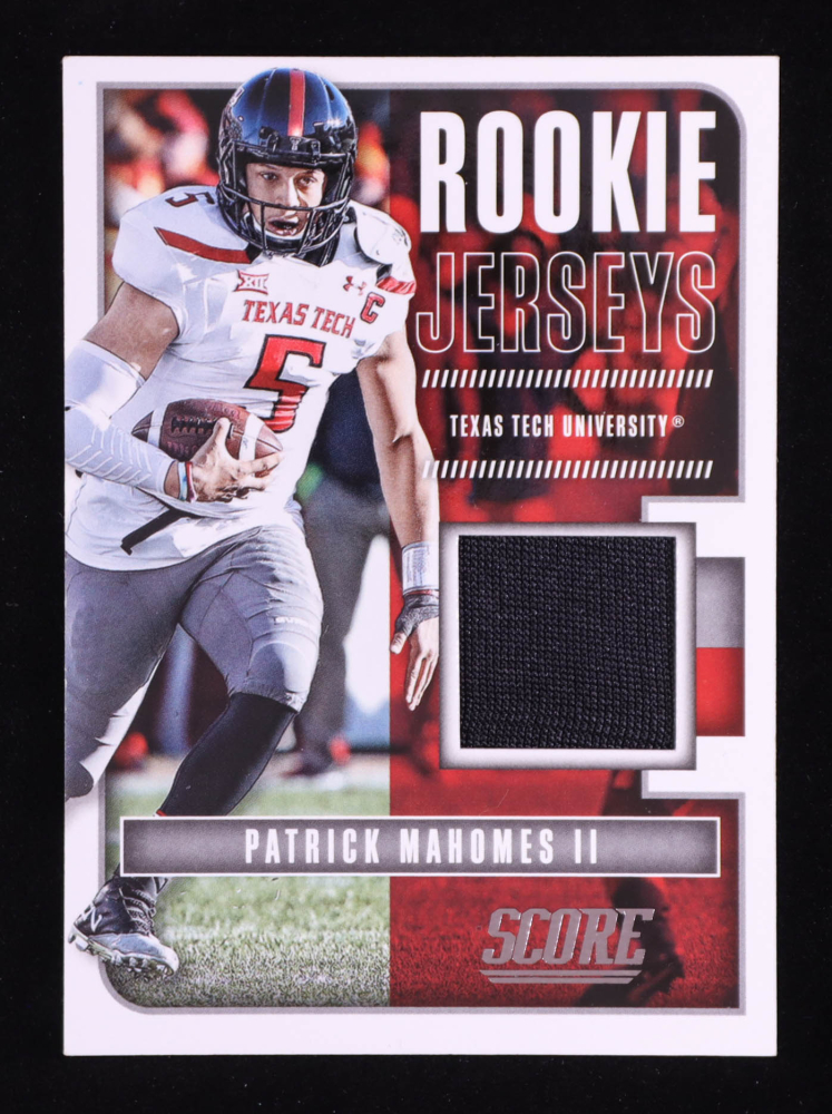 Patrick Mahomes II 2017 Score Rookie Jerseys #7 RC