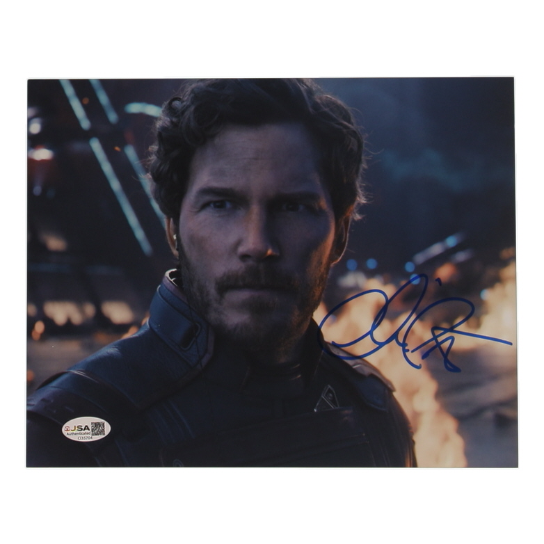 Chris Pratt Signed "Guardians of the Galaxy Vol. 3" 8x10 Photo (JSA) at PristineAuction.com Chris Pratt Signed "Guardians of the Galaxy Vol. 3" 8x10 Photo (JSA) at PristineAuction.com