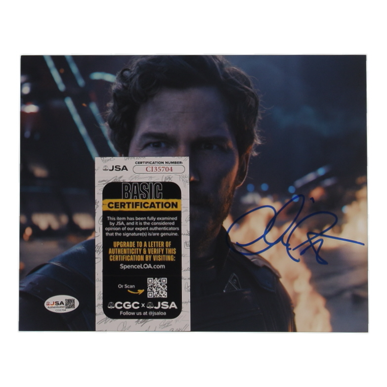 Chris Pratt Signed "Guardians of the Galaxy Vol. 3" 8x10 Photo (JSA) at PristineAuction.com Chris Pratt Signed "Guardians of the Galaxy Vol. 3" 8x10 Photo (JSA) at PristineAuction.com