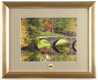 "Augusta National Golf Course" Custom Framed Photo Display with Masters Pin at PristineAuction.com