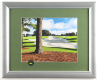 "Augusta National Golf Course" Custom Framed Photo Display with Masters Pin at PristineAuction.com