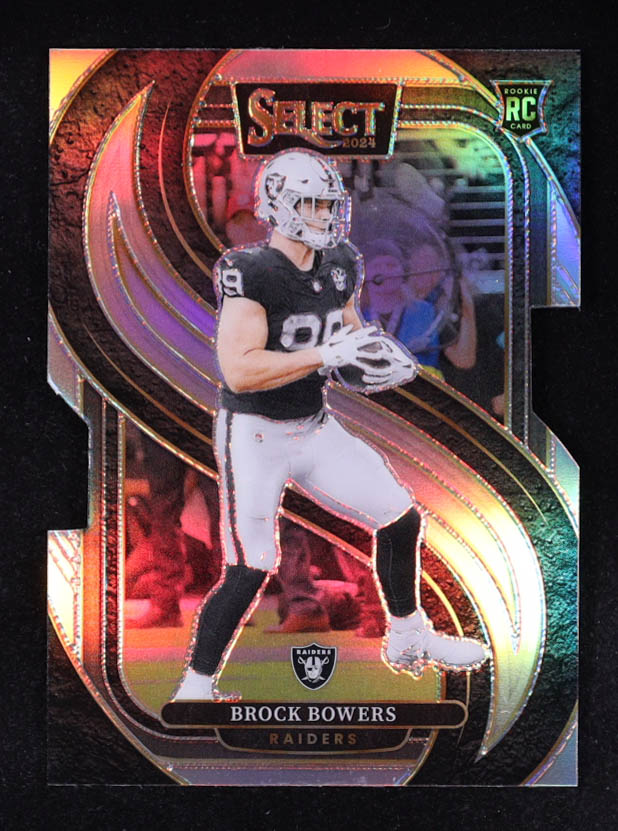 Brock Bowers 2024 Select Prizm Silver Die Cut #118 RC at PristineAuction.com Brock Bowers 2024 Select Prizm Silver Die Cut #118 RC at PristineAuction.com