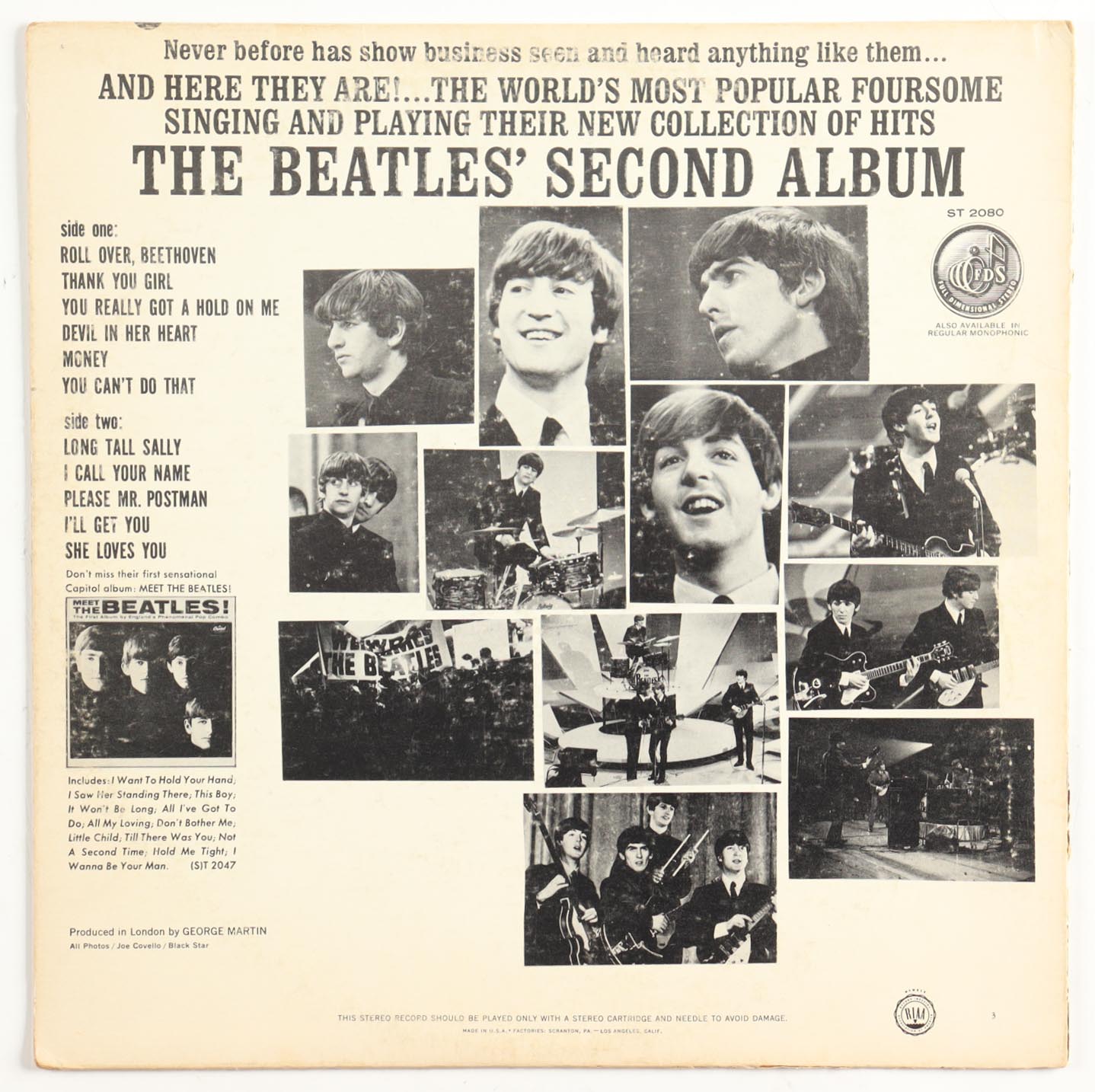 1964 The Beatles "The Beatles' Second Album" Vinyl Record Album at PristineAuction.com 1964 The Beatles "The Beatles' Second Album" Vinyl Record Album at PristineAuction.com