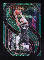 Giannis Antetokounmpo 2024-25 Select Green Mojo Prizms #137 at PristineAuction.com