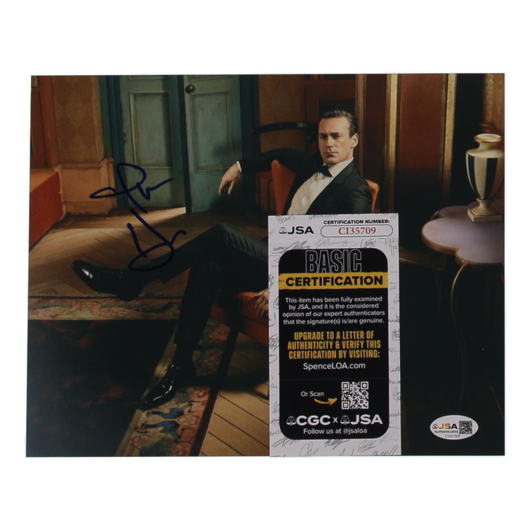 Jon Hamm Signed 8x10 Photo (JSA) at PristineAuction.com Jon Hamm Signed 8x10 Photo (JSA) at PristineAuction.com