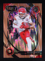 Xavier Worthy 2024 Select Prizm Copper Shock #224 #244/299 RC at PristineAuction.com