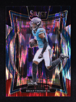 Brian Thomas Jr. 2024 Select Prizm Black and Red Shock #91 RC at PristineAuction.com