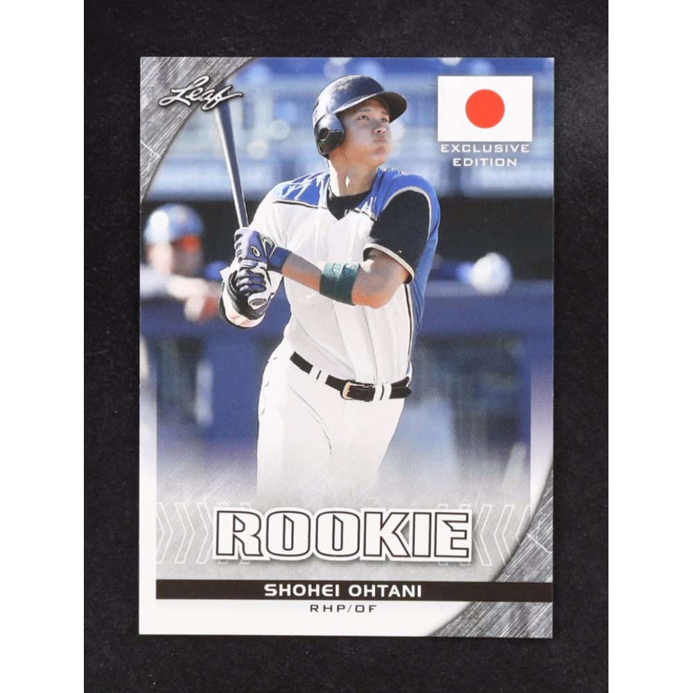 Shohei Ohtani 2018 Leaf Ohtani Rookie Exclusive Flag #FL01 RC at PristineAuction.com