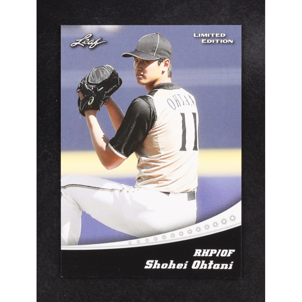 Shohei Ohtani 2018 Leaf Ohtani Limited Edition #LE01 RC at PristineAuction.com