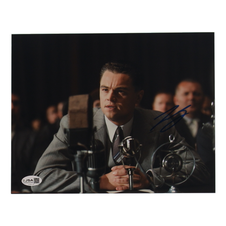 Leonardo DiCaprio Signed "J. Edgar" 8x10 Photo (JSA) at PristineAuction.com Leonardo DiCaprio Signed "J. Edgar" 8x10 Photo (JSA) at PristineAuction.com