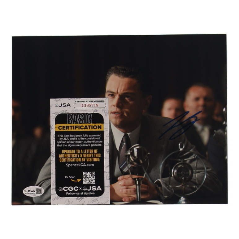 Leonardo DiCaprio Signed "J. Edgar" 8x10 Photo (JSA) at PristineAuction.com Leonardo DiCaprio Signed "J. Edgar" 8x10 Photo (JSA) at PristineAuction.com