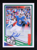 Keon Coleman 2025 Score Signatures Green #4 at PristineAuction.com