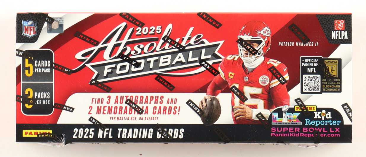2025 Panini Absolute Football Hobby Box with (3) Packs at PristineAuction.com 2025 Panini Absolute Football Hobby Box with (3) Packs at PristineAuction.com