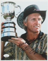 Greg Norman Signed 8x10 Photo Inscribed "2k25" & "Keep Swinging" with Hand-Drawn Sketch (JSA) at PristineAuction.com