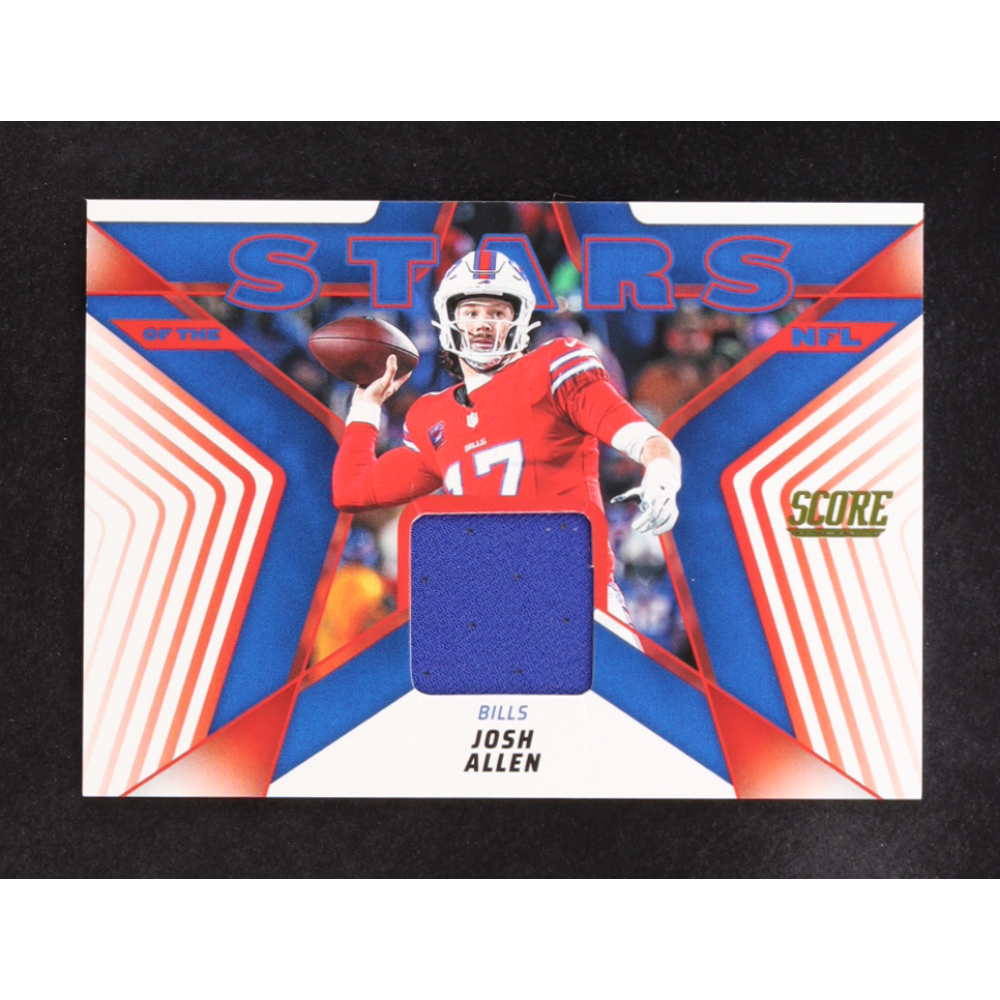 Josh Allen 2025 Score Stars Of The NFL Jersey Mem #SNJ-JAN at PristineAuction.com