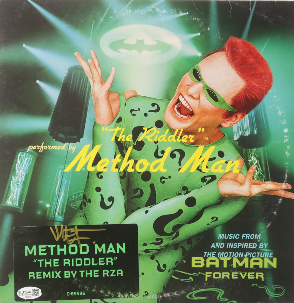 Method Man Signed "The Riddler" Vinyl Record Album (JSA) at PristineAuction.com Method Man Signed "The Riddler" Vinyl Record Album (JSA) at PristineAuction.com