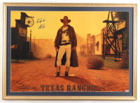 Nolan Ryan Signed Custom Framed Vintage 1989 Nike 'Texas Ranger' In-Store Poster Inscribed "The Ryan Express" (PSA) at PristineAuction.com