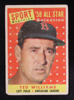 Ted Williams 1958 Topps #485 AS at PristineAuction.com
