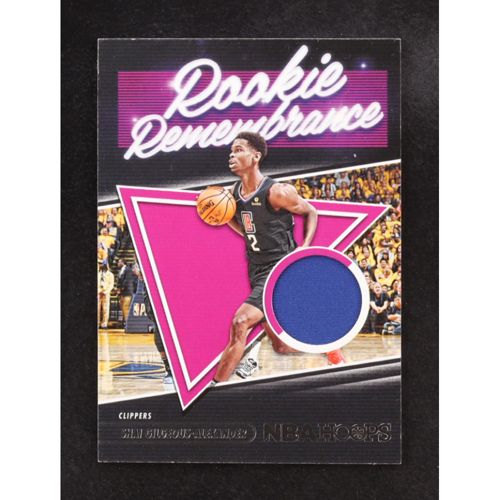 Shai Gilgeous-Alexander 2021-22 Hoops Rookie Remembrance MEM #RR-SGA at PristineAuction.com