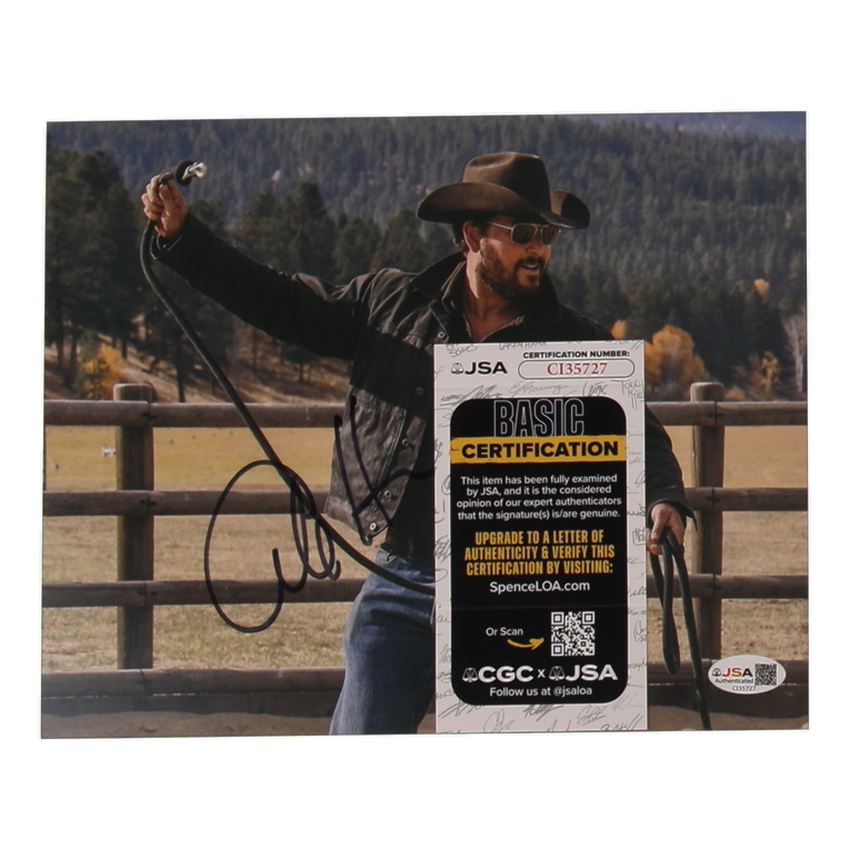 Cole Hauser Signed "Yellowstone" 8x10 Photo (JSA) at PristineAuction.com Cole Hauser Signed "Yellowstone" 8x10 Photo (JSA) at PristineAuction.com