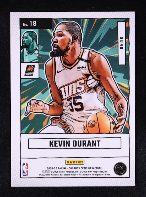 Kevin Durant 2024-25 Donruss Optic Net Marvels #18 at PristineAuction.com Kevin Durant 2024-25 Donruss Optic Net Marvels #18 at PristineAuction.com