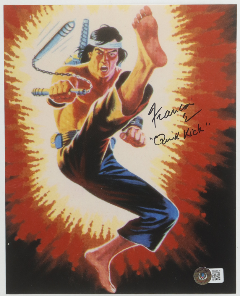 Francois Chau Signed "G.I. Joe" 8x10 Photo Inscribed "Quick Kick" (Beckett) at PristineAuction.com Francois Chau Signed "G.I. Joe" 8x10 Photo Inscribed "Quick Kick" (Beckett) at PristineAuction.com