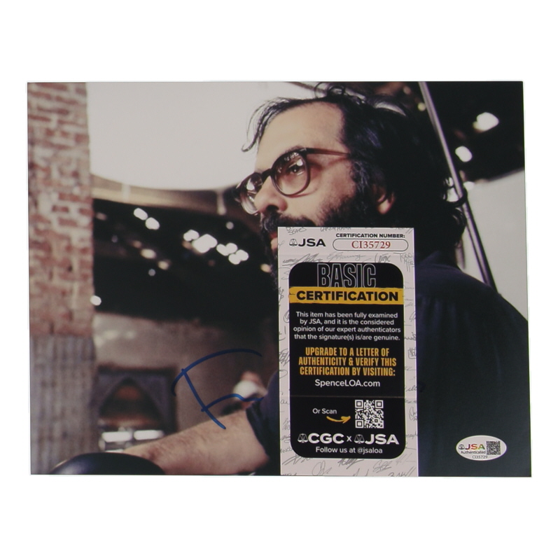 Francis Ford Coppola Signed 8x10 Photo (JSA) at PristineAuction.com Francis Ford Coppola Signed 8x10 Photo (JSA) at PristineAuction.com