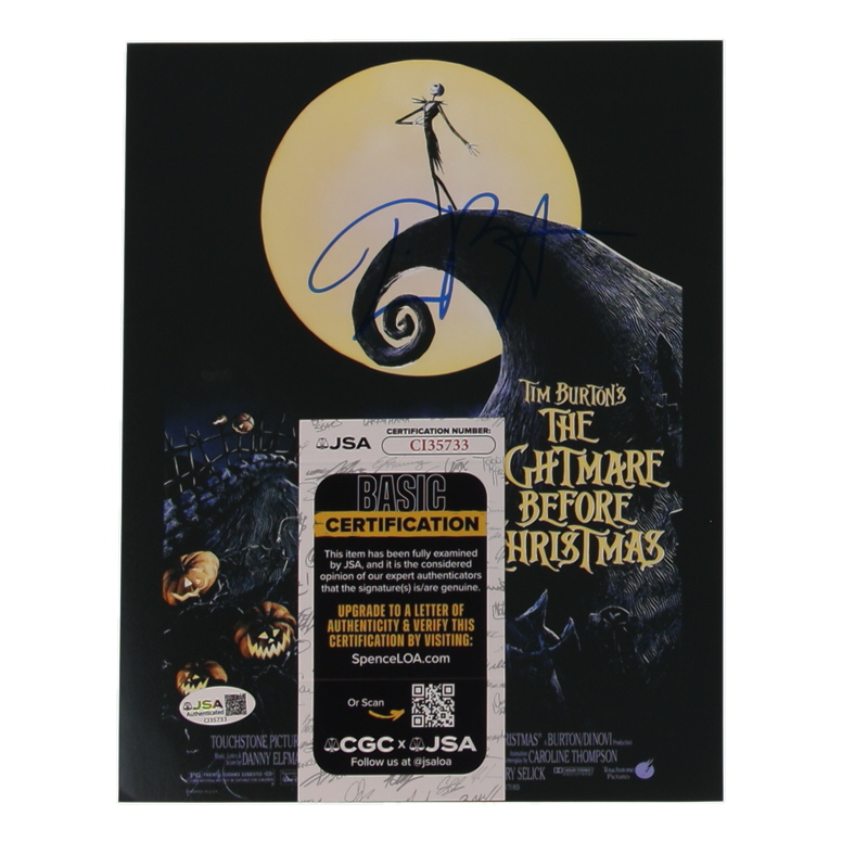 Tim Burton Signed "The Nightmare Before Christmas" 8x10 Photo (JSA) at PristineAuction.com Tim Burton Signed "The Nightmare Before Christmas" 8x10 Photo (JSA) at PristineAuction.com