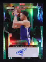 Stephen Curry 2023 Leaf Vibrance ChromatiCITY Prismatic Green #CCSC1 #1/7 at PristineAuction.com