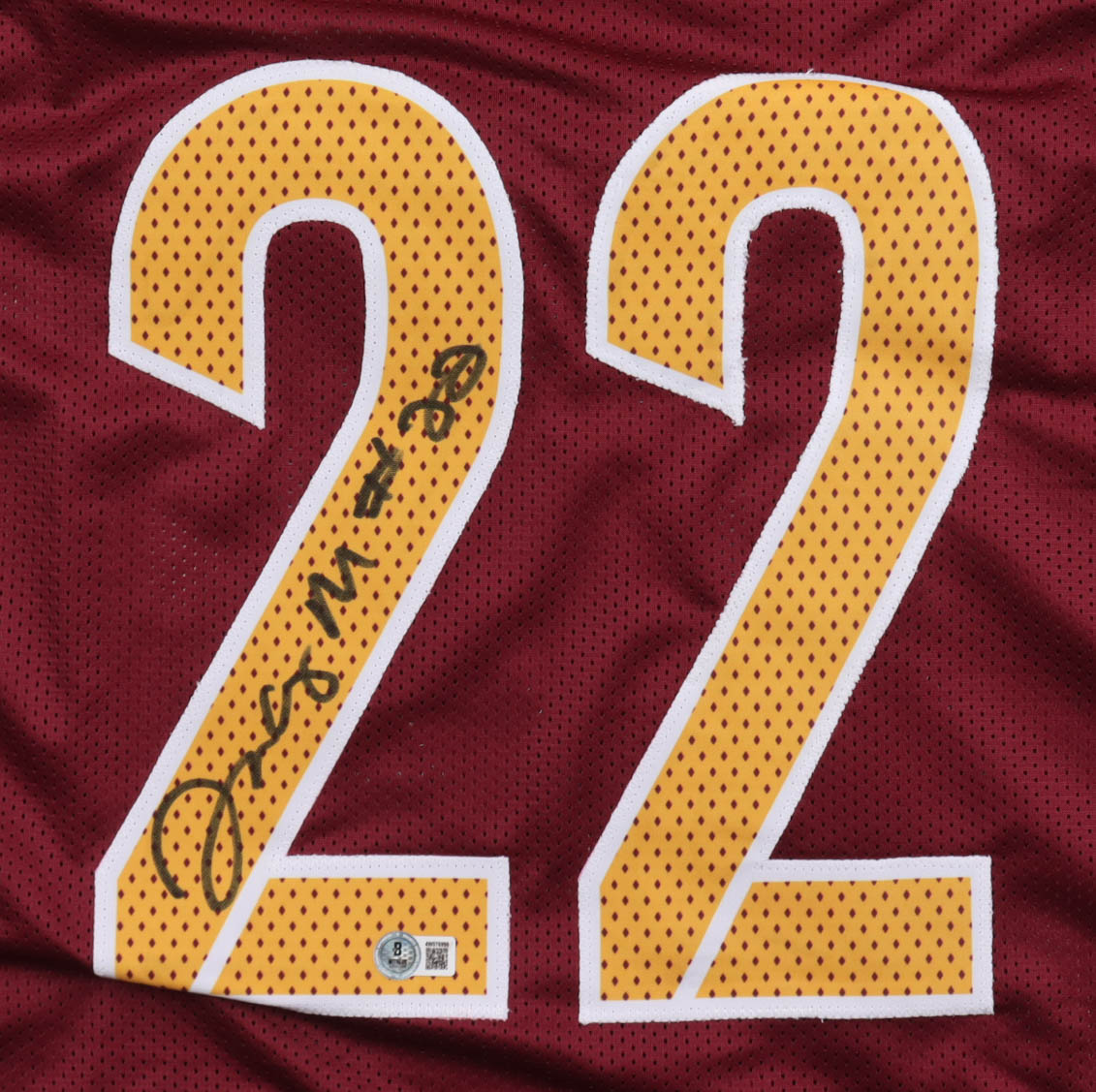 Jacory Croskey-Merritt Signed Jersey (Beckett) at PristineAuction.com Jacory Croskey-Merritt Signed Jersey (Beckett) at PristineAuction.com