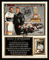 Dale Earnhardt Sr. Signed Custom Photo Display Plaque (PSA) at PristineAuction.com