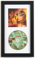 Taylor Swift Signed Custom Framed "The Life of a Showgirl" CD Album Insert Display with Disc (JSA) at PristineAuction.com