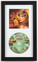 Taylor Swift Signed Custom Framed "The Life of a Showgirl" CD Album Insert Display with Disc (JSA) at PristineAuction.com