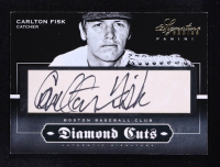 Carlton Fisk 2012 Panini Signature Series Diamond Cuts Auto #14 #06/10 at PristineAuction.com