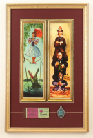 Disney's "Haunted Mansion" Custom Framed Art Print Display with Ticket Book & Retired Pin at PristineAuction.com