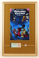 Disney's "Mickey & Minnie's Runaway Railway" Custom Framed Art Print Display with Ticket Book & Retired Pin at PristineAuction.com