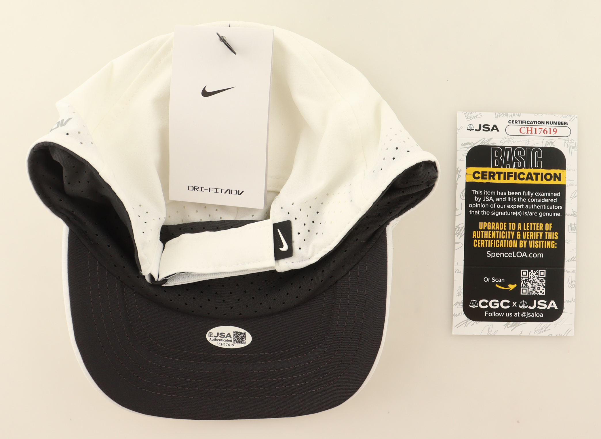 Jannik Sinner Signed Nike Adjustable Hat (JSA) at PristineAuction.com Jannik Sinner Signed Nike Adjustable Hat (JSA) at PristineAuction.com