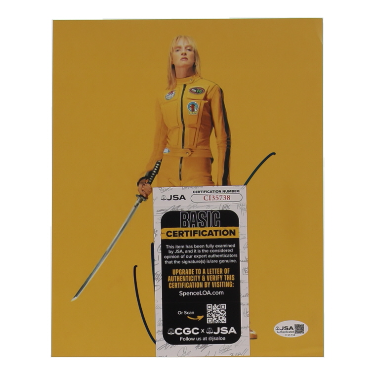 Uma Thurman Signed "Kill Bill: Volume 1" 8x10 Photo (JSA) at PristineAuction.com Uma Thurman Signed "Kill Bill: Volume 1" 8x10 Photo (JSA) at PristineAuction.com