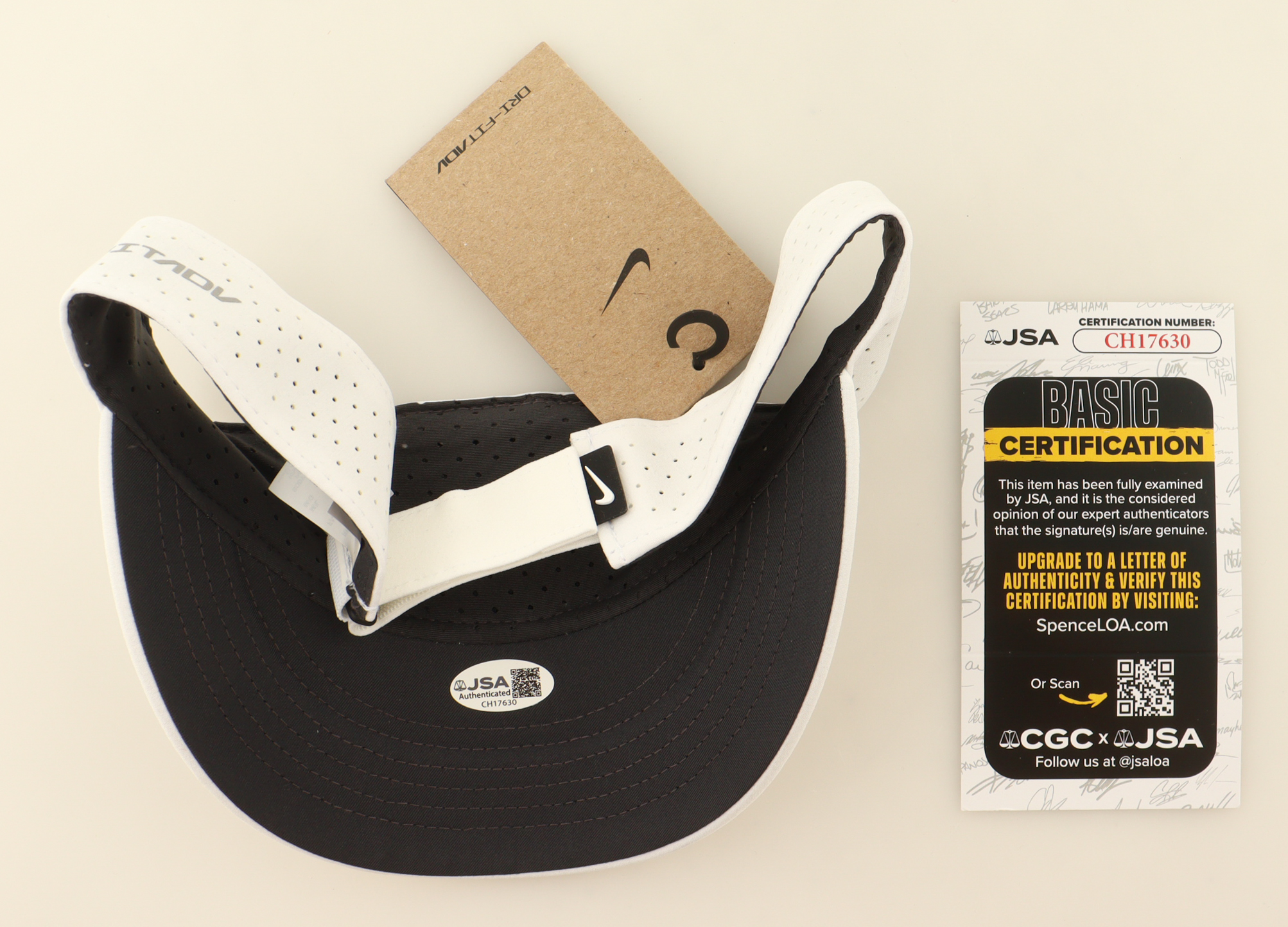 Emma Raducanu Signed Nike Sun Visor (JSA) at PristineAuction.com Emma Raducanu Signed Nike Sun Visor (JSA) at PristineAuction.com